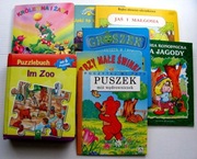 PUSZEK MIŚ WĘDROWNICZEK i inne/ 8 sztuk