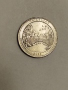 Sprzedam monetę okolicznościową USA 1/4 dolara 2013r. - Chickasaw