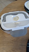 Lunchbox szary elektryczny Hoffen na jedzenie