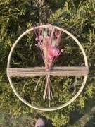 Wianek wieniec wielkanocny naturalny ozdoba rękodzieło 