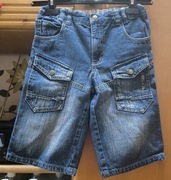 krótkie spodenki chłopięce jeansy krótkie dla chłopca rozm. 122