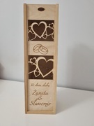 Skrzynka na wino żaneta i Sławomir