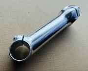 Mostek Wspornik Kierownicy 130mm 25.4 26 Ahead Szosa MTB Retro srebrny