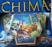 klocki chima 2 pojazdy speedorz na napęd 2 figurki 2 klucze napędy speedor