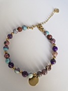 Bransoletka damska z kamieni naturalnych, jaspis cesarski, Dzień kobiet