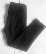 Czarne eleganckie spodnie Bershka L