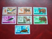 Mongolia  1978 CTO Mi. 1157/63 Fauna Zwierzęta