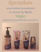 Zestaw kosmetyków do włosów E.Wedel. Szampon, odżywka, olejek rozświetający