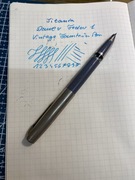 pioro wieczne fountain pen titania dauer feder 1 stare zabytkowe