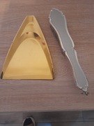 Art. Deco  łopatka i miotełka do sprzątania okruchów ze stołu.