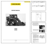 New Holland LS180B LS185B LS190B Workshop Manual Instrukcja serwisowa