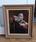 Obraz ojelny Zakazana księga 