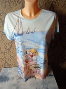 koszulka z nadrukiem widokiem  