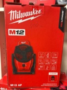 wentylator to Milwaukee M12 AF-0