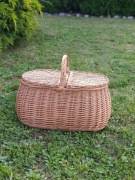 Koszyk wiklinowy piknikowy 