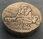 Srebrna moneta Sphinx of Hatshepsut ERS 5 oz Republic of Chad 2019