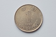 Hong Kong 1 dolar 1997r.