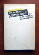 SIERPIEŃ'83 STOCZNIA GDAŃSKA Listy do Rakowskiego
