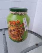 Słoik handmade Decoupage 2.5L na suszone grzyby