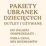 Pakiet ubranek dziecięcych mix rozmiarów outlet i używane 