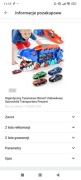 Zestaw dinozaur z samochodzikami metalowymi 1:64 wielokolorowy