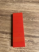 Lego 3622 Klocek 1X3 Czerwony 8sztuk