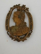 Stary emblemat z brazu do paska 