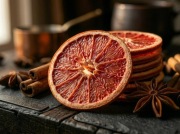 Aromatyczne suszone plastry CZERWONEGO GREJPFRUTA – 50g | suszony grejpfrut