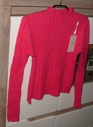 Fajny  Amarantowy Półgolfik r. S/M