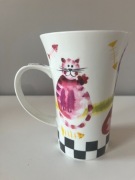 Piękny, ceramiczny kubek z kotami