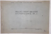 1).Projekt typowy KB4-4.3.7/5 OGRODZENIE, 2).BRAMA I FURTKA