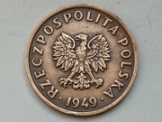 5 groszy 1949 brąz stan 1 (889)