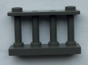 Lego 30055 Ciemnoszara barierka płot 1 x 4 x 2 3053