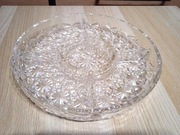 szklane naczynie, miska na przekąski PRL, vintage, retro