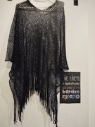 Siateczkowe, cienkie poncho