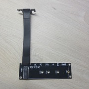 Adapter / Przedłużacz M.2 NVMe SSD do PCIe x1 – Riser 10cm