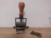 Stary stempel, datownik