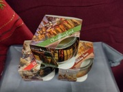 Zapachowe świece bożonarodzeniowe trzy sztuki