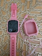 Różowy smartwatch dla dziecka 4G z etui