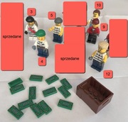 LEGO City minifigurki rabusiów 