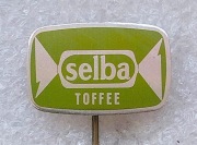 Przypinka. Reklama Toffi. ''Selba'' [zielone] Niderlandy