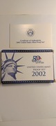 USA MINT PROOF SET 2002,10 monet.