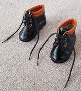 Buciki niemowlęce niechodki lakierki czarne