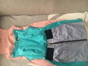 Sukienka Emo Mohito zestaw spódniczka S M 36 38 wyjściowa morska róż łosoś