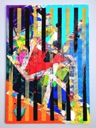 Abstrakcja "Phoscyomanua" 70x100cm Paliga.Art