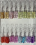 Kolczyki miś misie różne kolory handmade prezent 