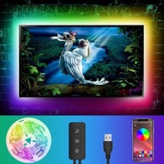 Taśma LED do TV RGB USB Bluetooth APP muzyczna 4m zestaw 825