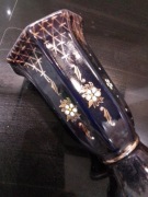 Stara atrakcyjna  porcelana Kobalt zdobiony wazon