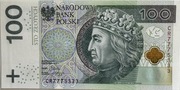 Unikatowy banknot 100 zł z wyjątkowym bo numerem seryjnym CR7775333