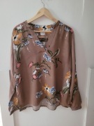 CULTURE XL śliczna elegancka bluzka 100% viskoza - OKAZJA